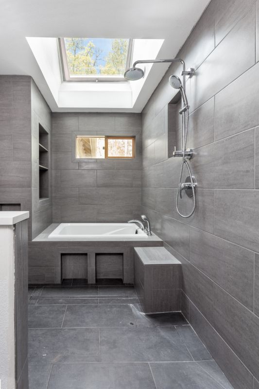 Bright Bathroom with Skylight